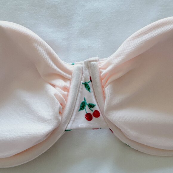 Wild Fable Cherry bikini top NWT large swimsuit - Picture 6 of 11